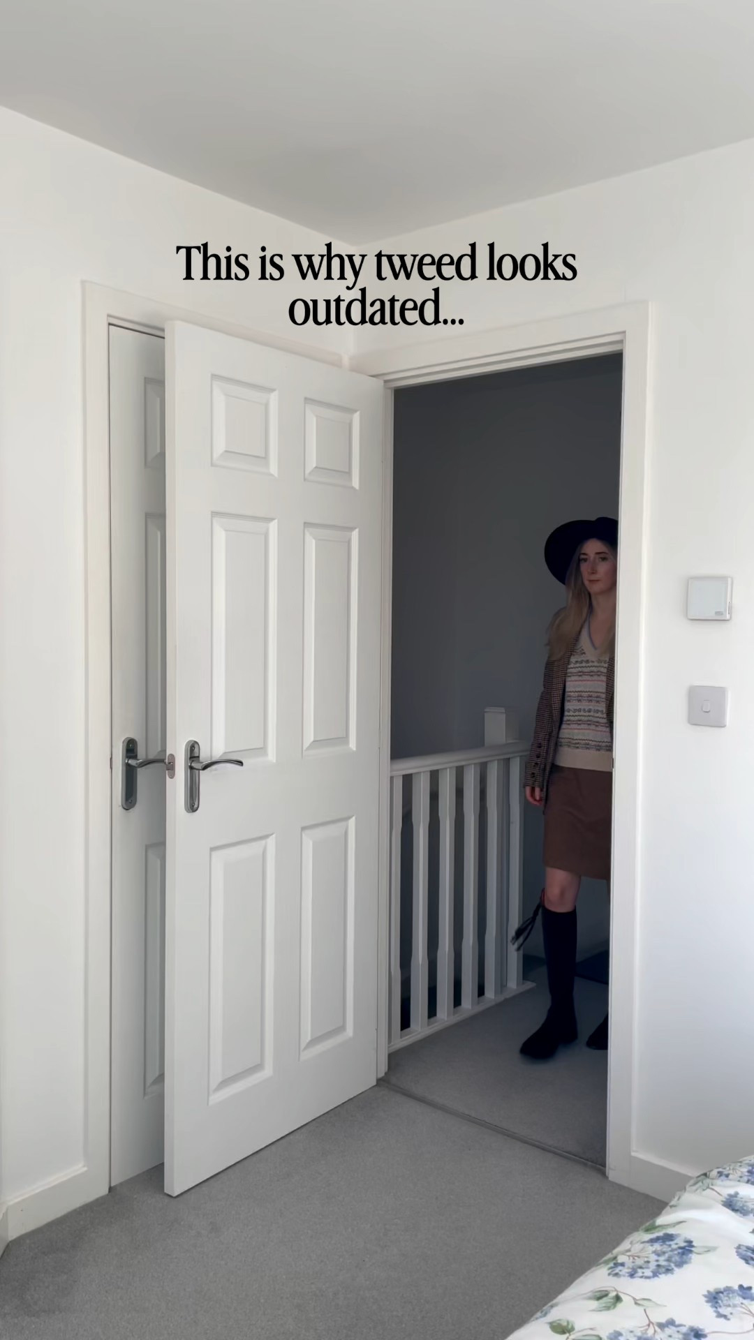 Tweed without the old-man vibes 🤭

Tweed doesn’t have to feel stuffy, I let it be the main character by keeping everything else simple. Modern countryside style done the right way ✅ 

Comment SHOP & I’ll DM you the links to this outfit ✨ 