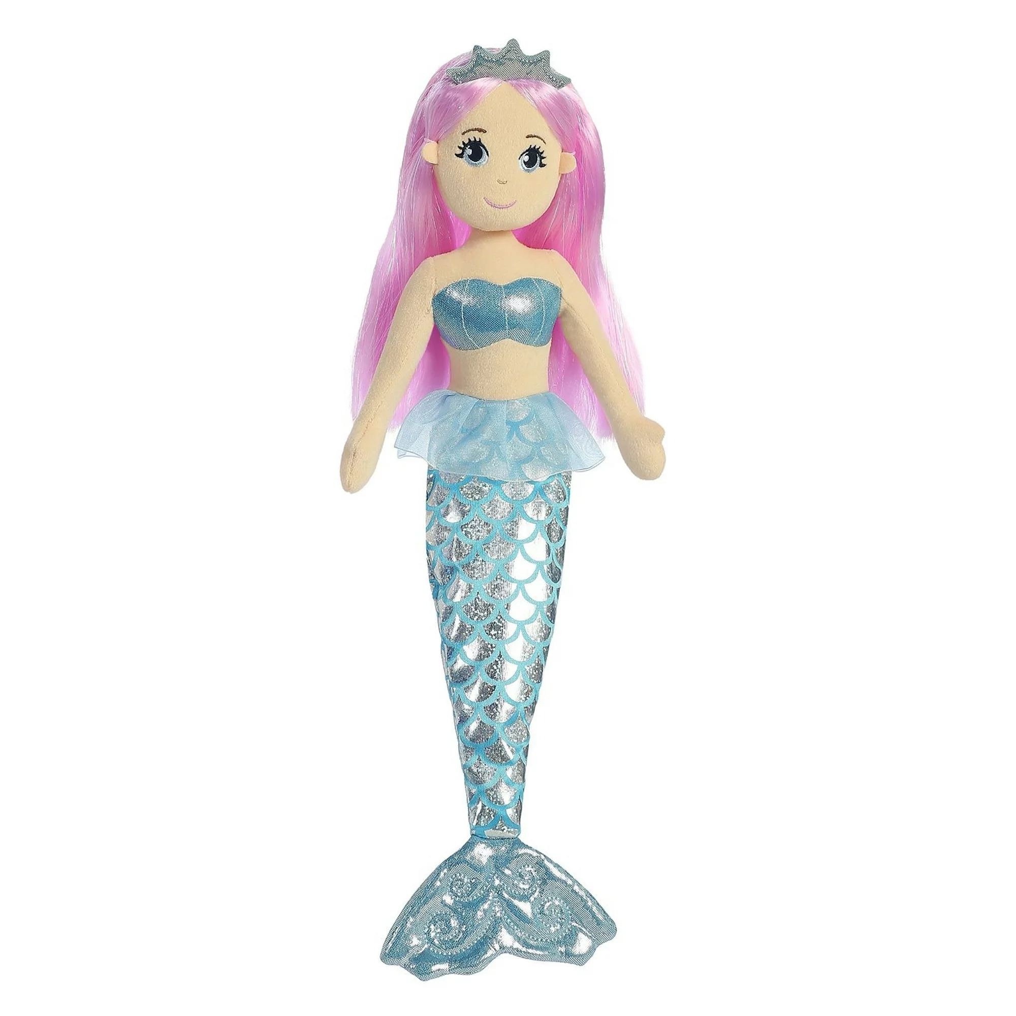 Aurora - Large Blue Sea Sparkles - 18" Crystal - Enchanting Stuffed Doll | Walmart (US)