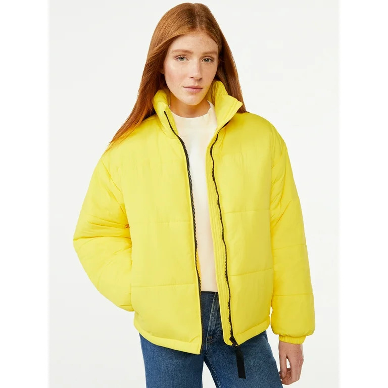 Free Assembly Women's Oversized Puffer Jacket | Walmart (US)
