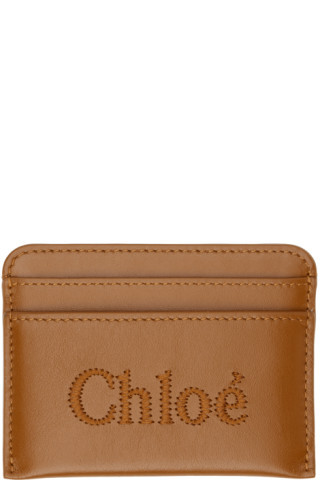 Chloé - Brown Sense Card Holder | SSENSE