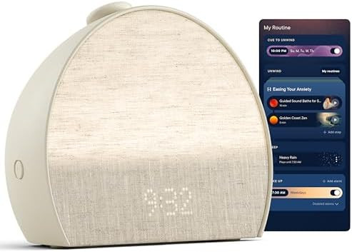 Hatch Restore 3 Sunrise Alarm Clock, Sound Machine, Smart Light (Putty) - White Noise, Screen-Fre... | Amazon (CA)