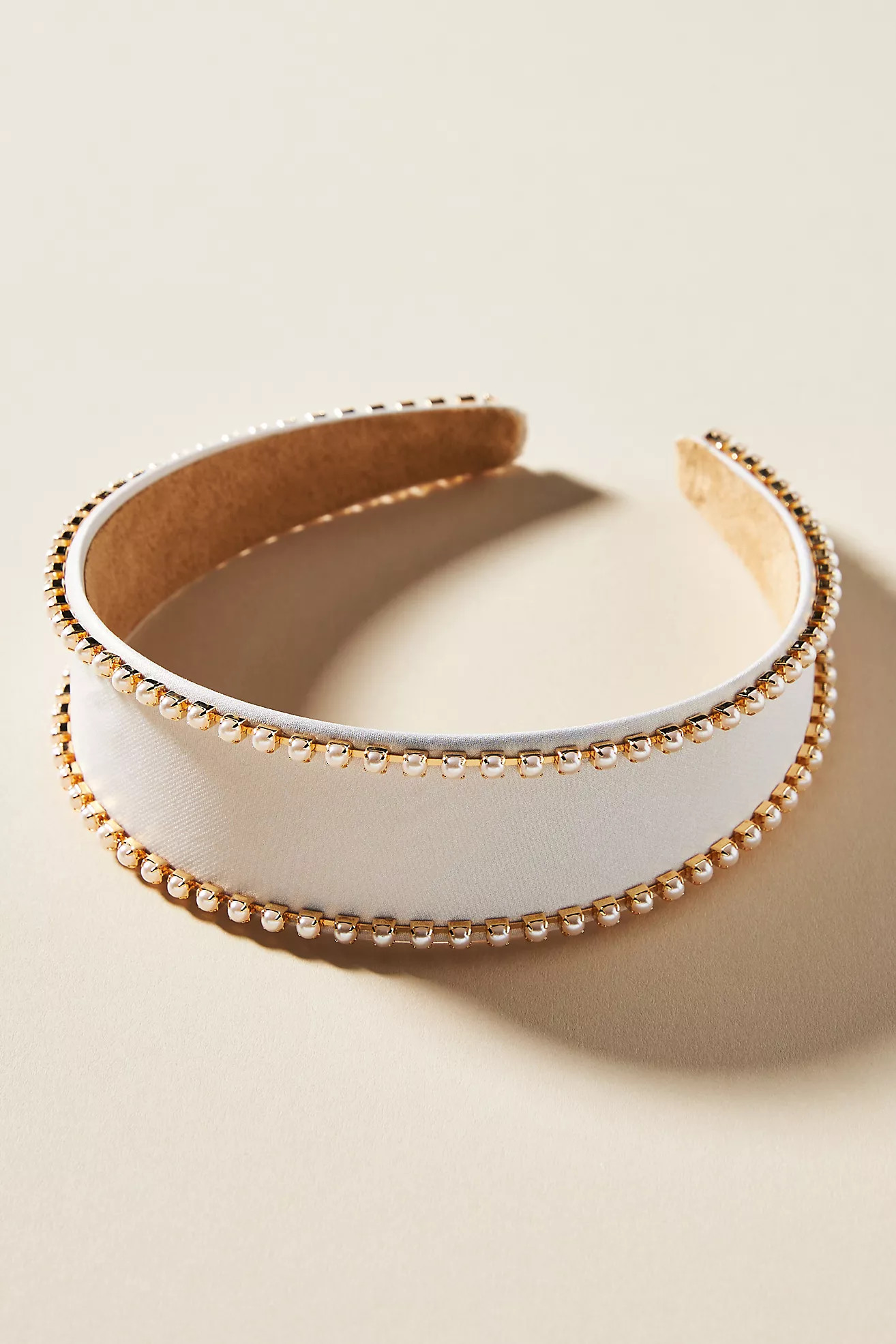 Pearl-Trim Headband | Anthropologie (US)