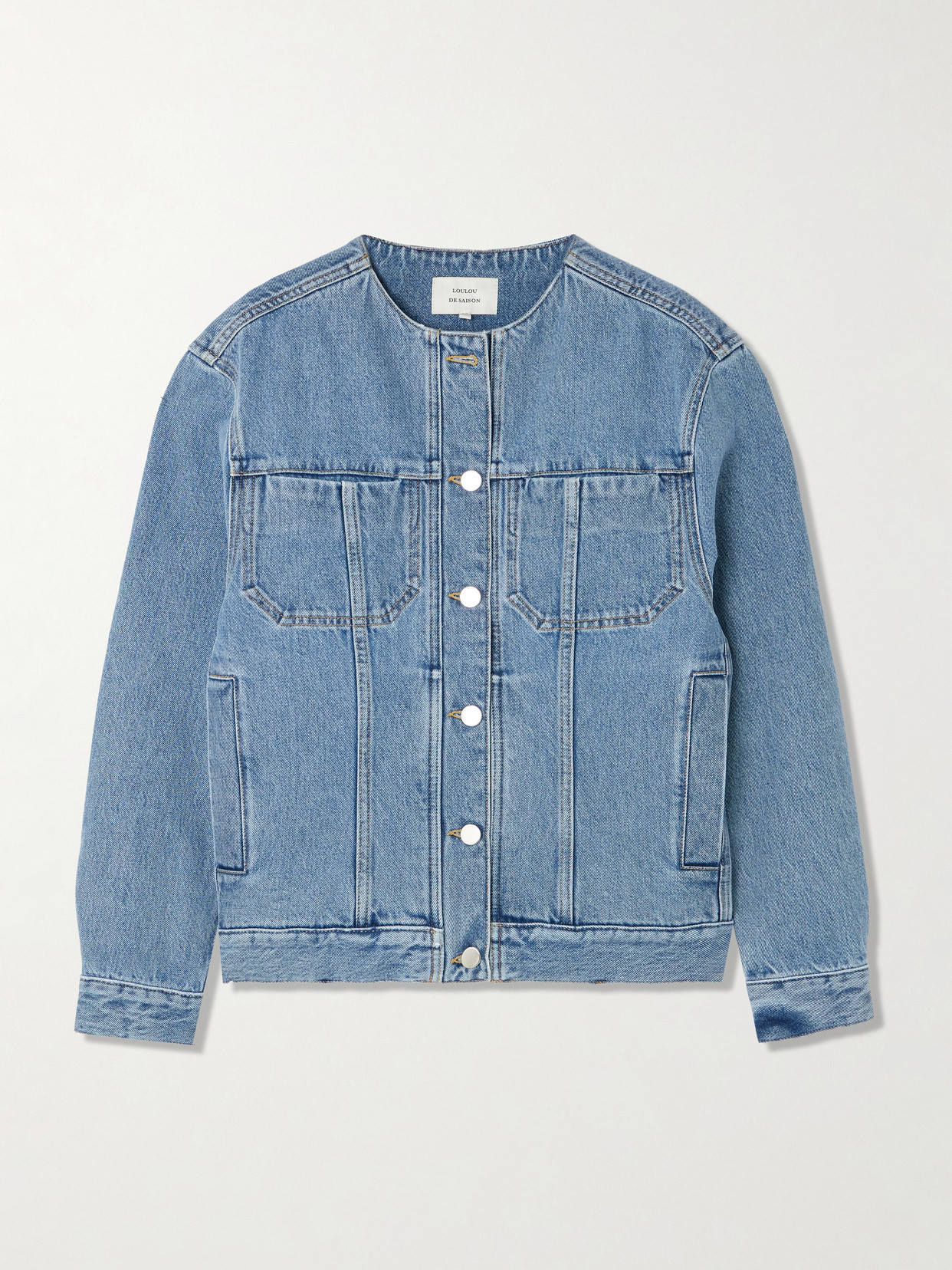 Loulou de Saison - Rima Denim Jacket - Blue | NET-A-PORTER (US)