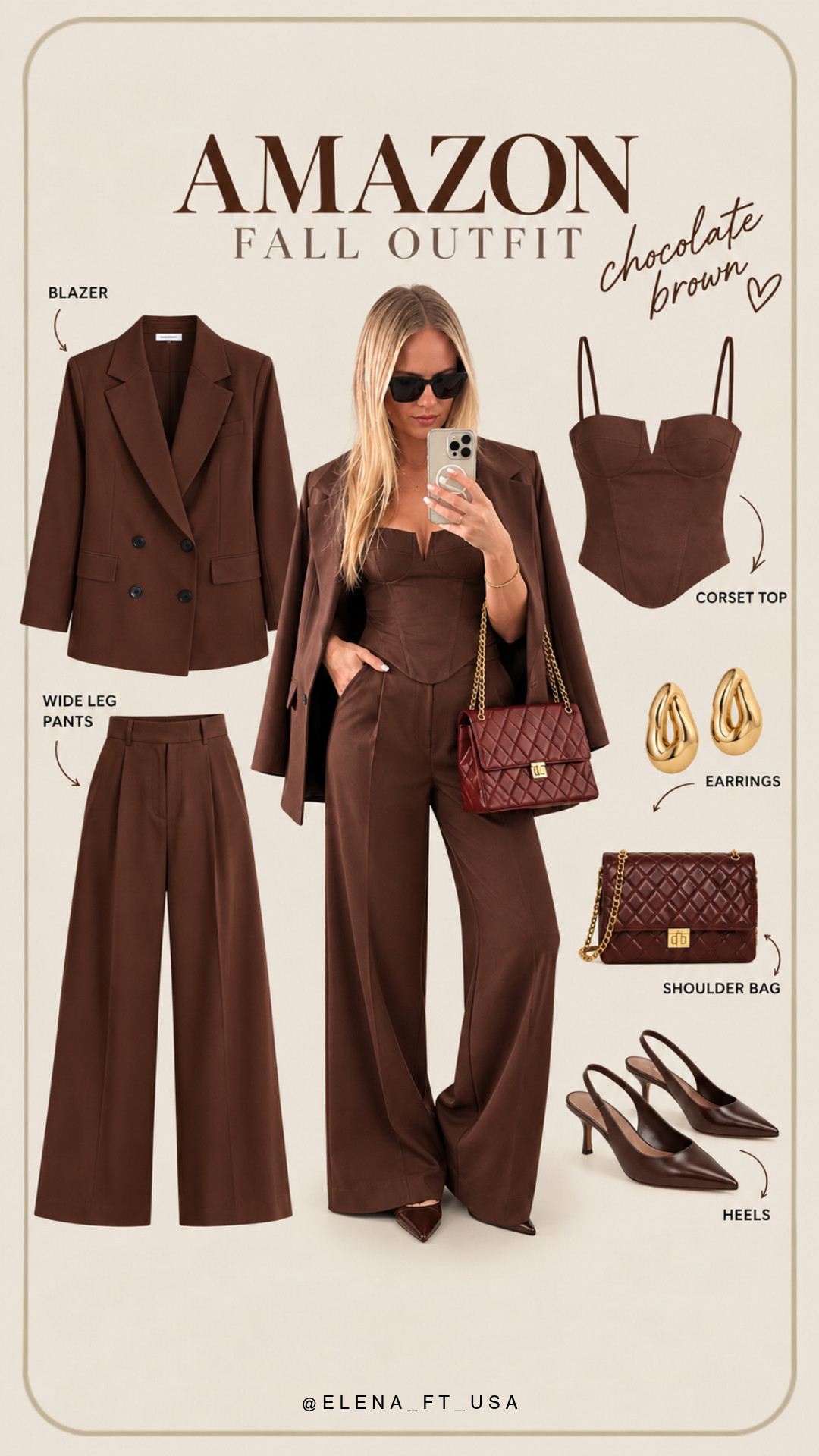 Chocolate brown is having a moment this fall 🤎🍂
Such an easy way to make a fall outfit feel a little more elevated. I linked the full look + similar Amazon finds below!

#LTKStyleTip #LTKFindsUnder50 #AmazonFashion #FallOutfit #FallFashion 

 #LTKootd #LTKmomlife #LTKWorkwear