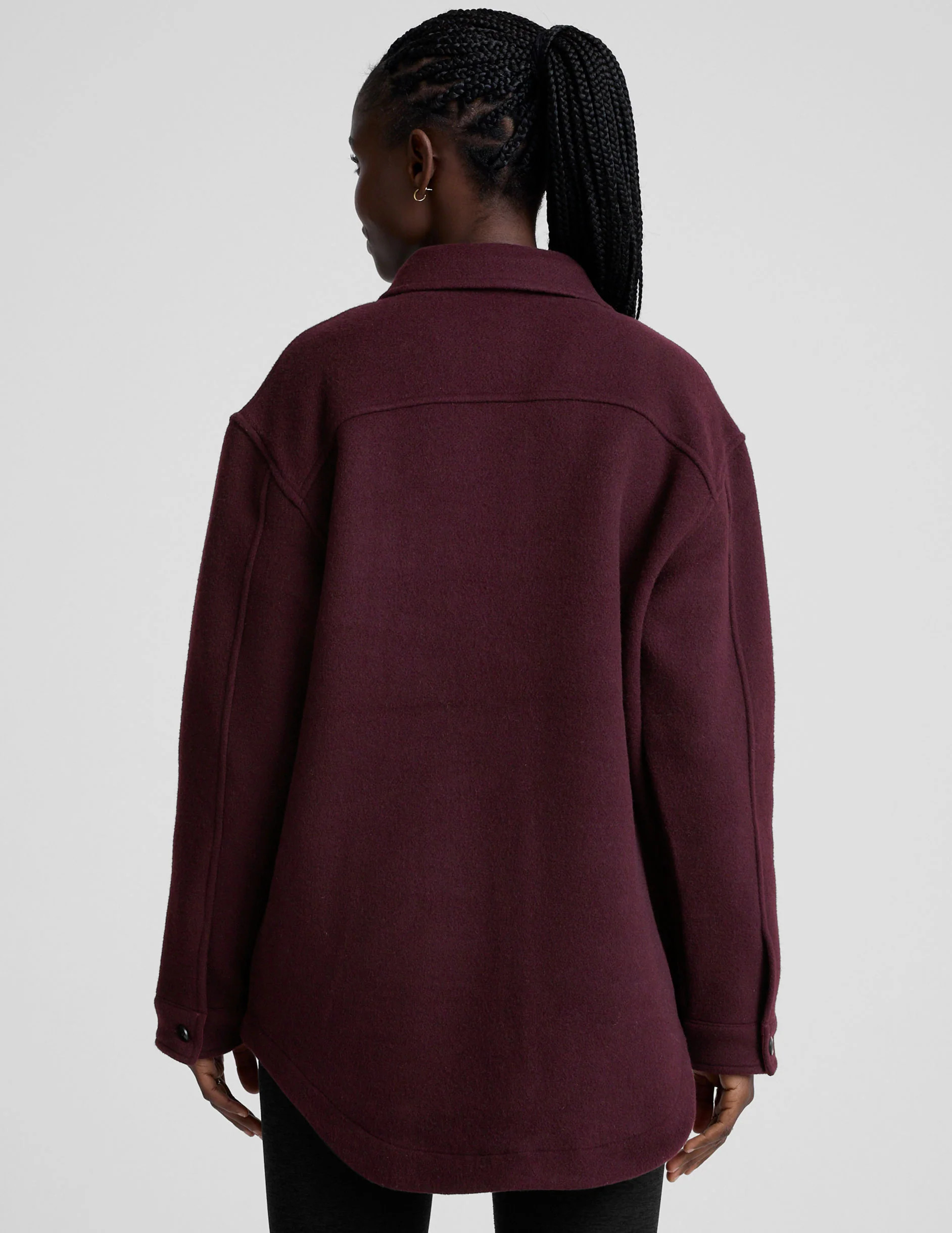 Insulated Wool Shirt Jacket | Beyond Yoga | Beyond Yoga