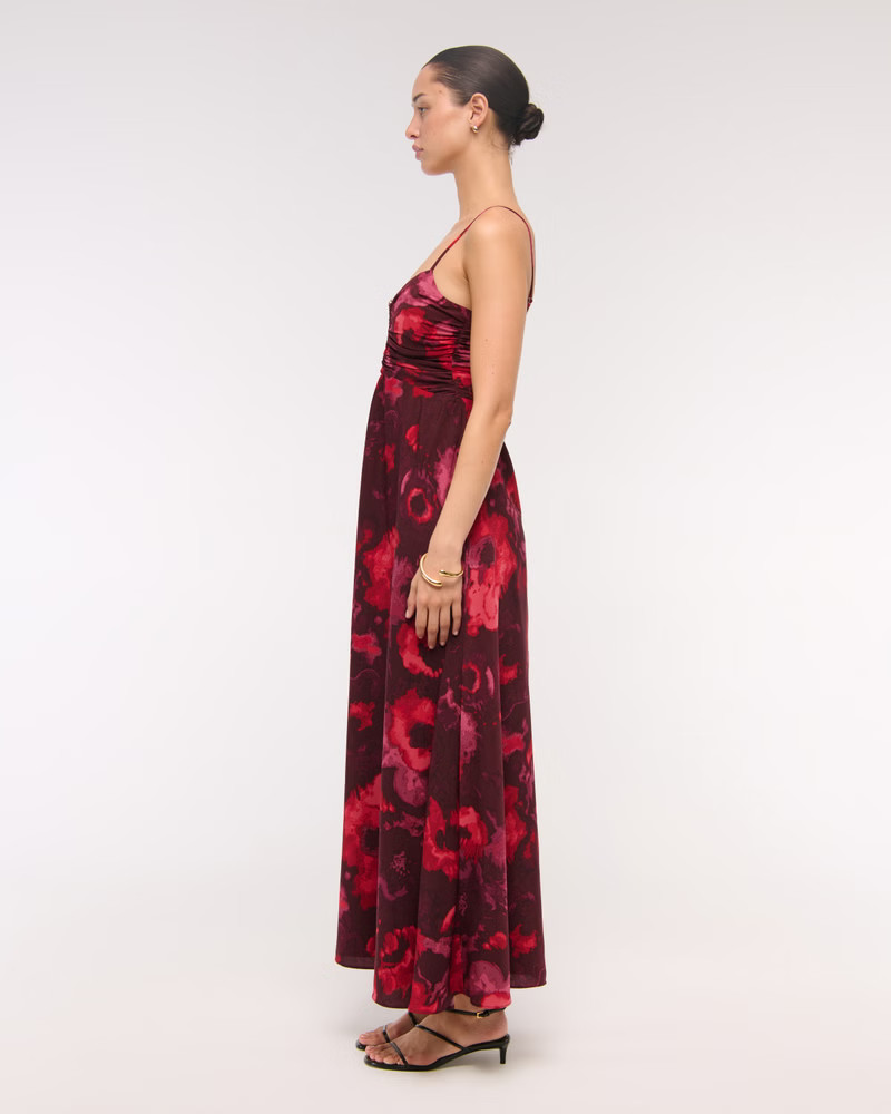 Bra-Free Hardware Maxi Dress | Abercrombie & Fitch (US)
