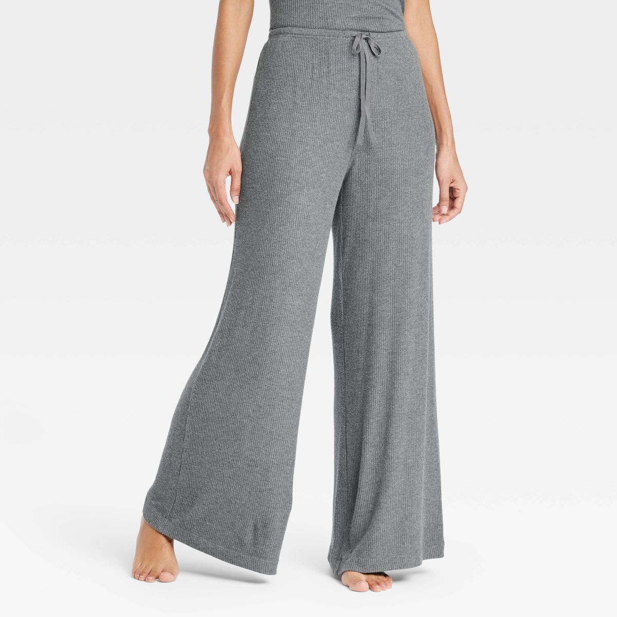 Women's Cozy Ribbed Wide Leg Pants - Auden™ | Target