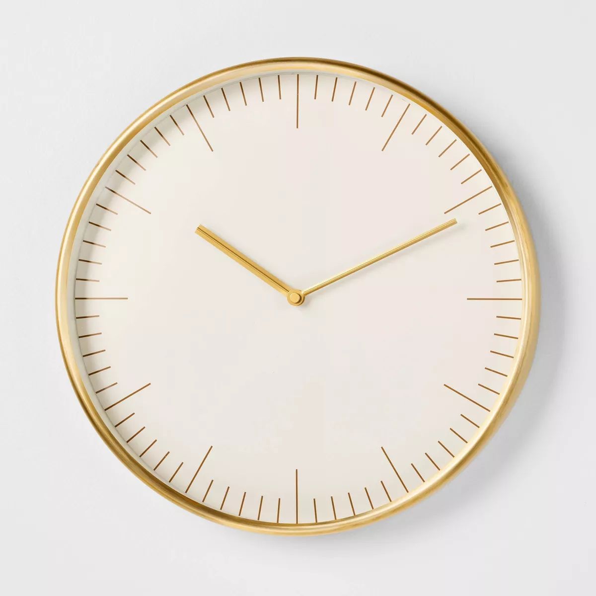 16" Metal Bronze Wall Clock - Threshold™ designed with Studio McGee | Target