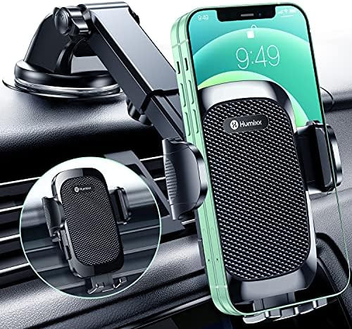 Humixx Phone Mount for Car [Military-Grade Super Suction] Universal Hands-Free Car Phone Holder M... | Amazon (US)