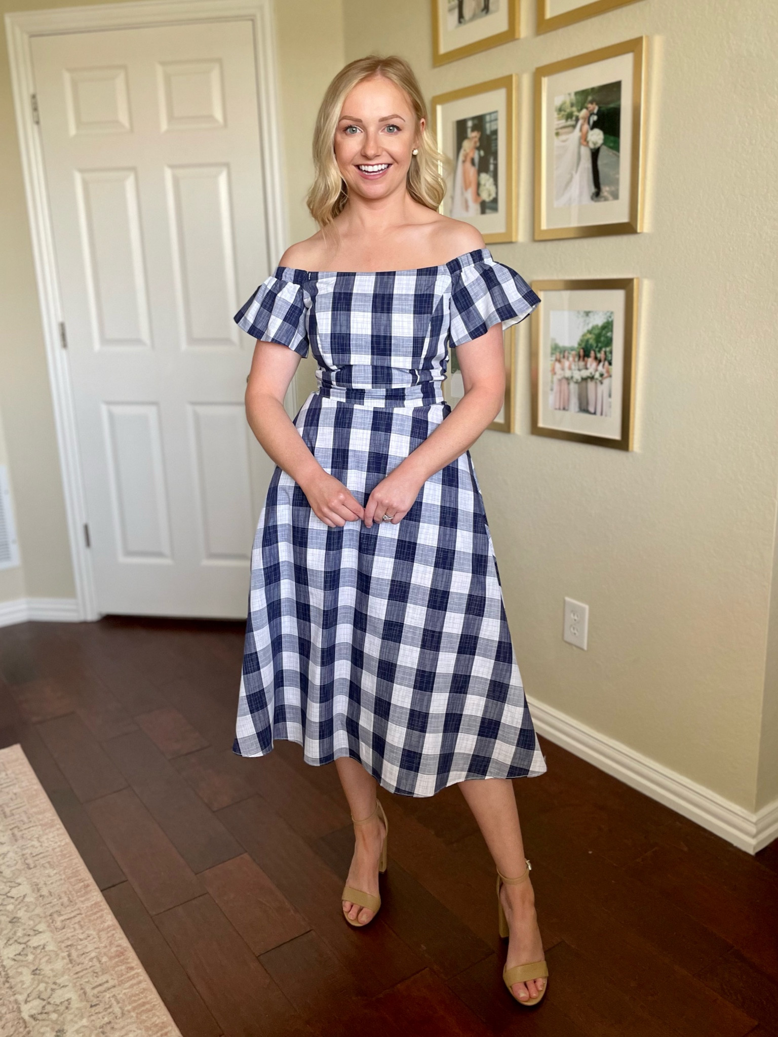 Wearing an XS | gingham dress, Easter dress, spring dress, summer dress, midi dress, vacation dress 

#LTKSeasonal #LTKunder100 #LTKFind