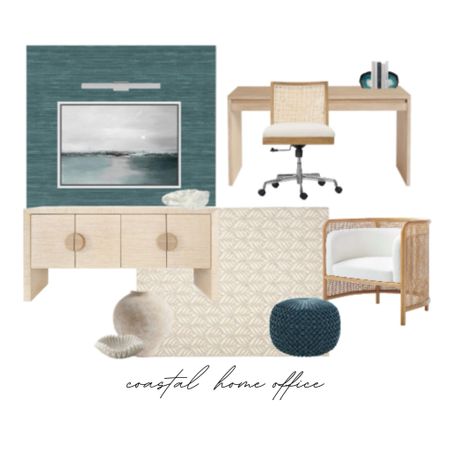 Coastal home office vibes 

#LTKSeasonal #LTKhome