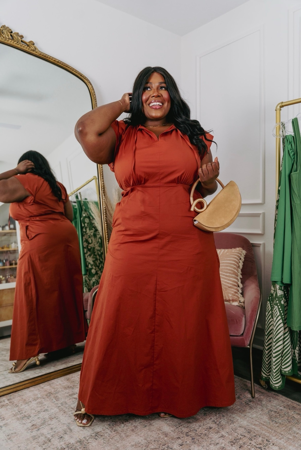If you’re like me, you love a burnt orange dress any time of year. 

Unfortunately this one has already sold out but I’ve linked similar dresses!

Wearing XXL.

plus size fashion, dresses, wedding guest dress, vacation, spring outfit inspo, summer fashion, mini dress, maxi dress, brunch, girls night, date night looks, style guide

#LTKfindsunder100 #LTKplussize #LTKfindsunder50