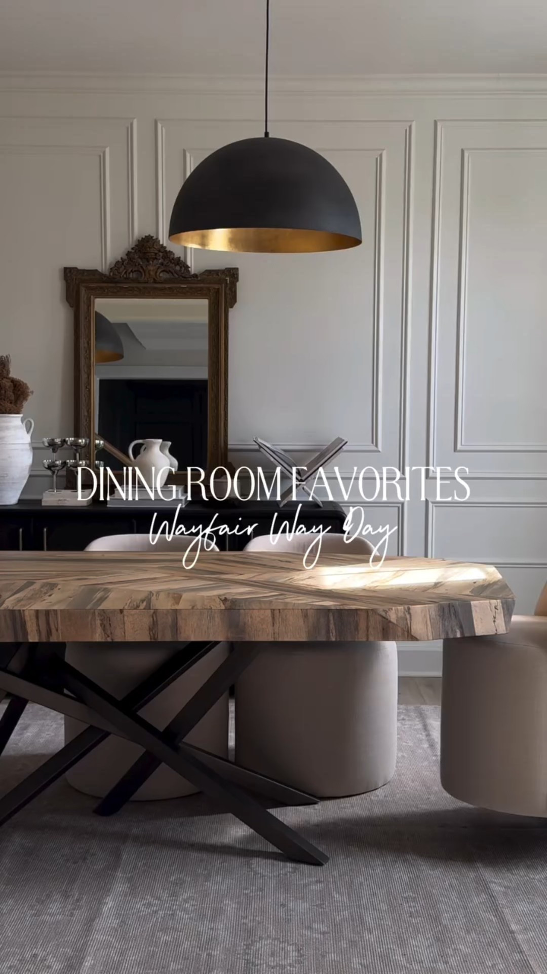 The question I get asked the most about my dining room is where are our dining chairs are from! 

These stunning chairs are from @wayfair + part of the wayday sale starting October 26th!

I’ve had them for over almost two years and they’ve held up so great!! 

Comment SALE and I’ll send you a direct link! 

#ad #wayfair #wayfaircreator #wayday
.
.
.
.
.
#organicmodern #interiordesign #diningroom #transitionaldesign #diningroominspo #diningchair