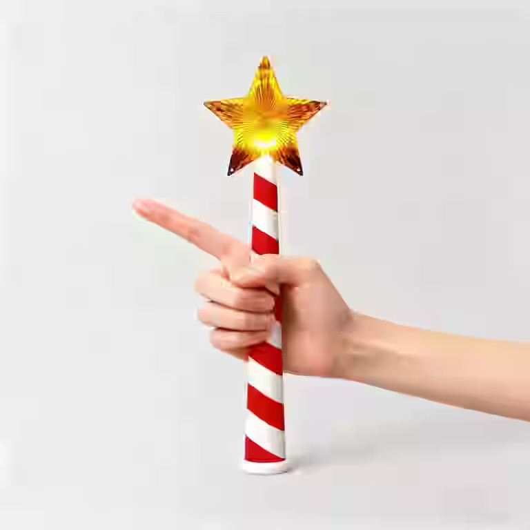 Feledorashia Christmas Magic Light Wand with Glowing Star Tip, Magic Wand Christmas Light Control... | Walmart (US)