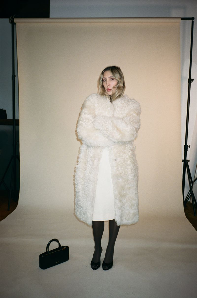 Shearling coat and brown stockings #stylist #shearling #brown #stockings #cashmere 

 #LTKdayinmylife #LTKgrwm #LTKootd