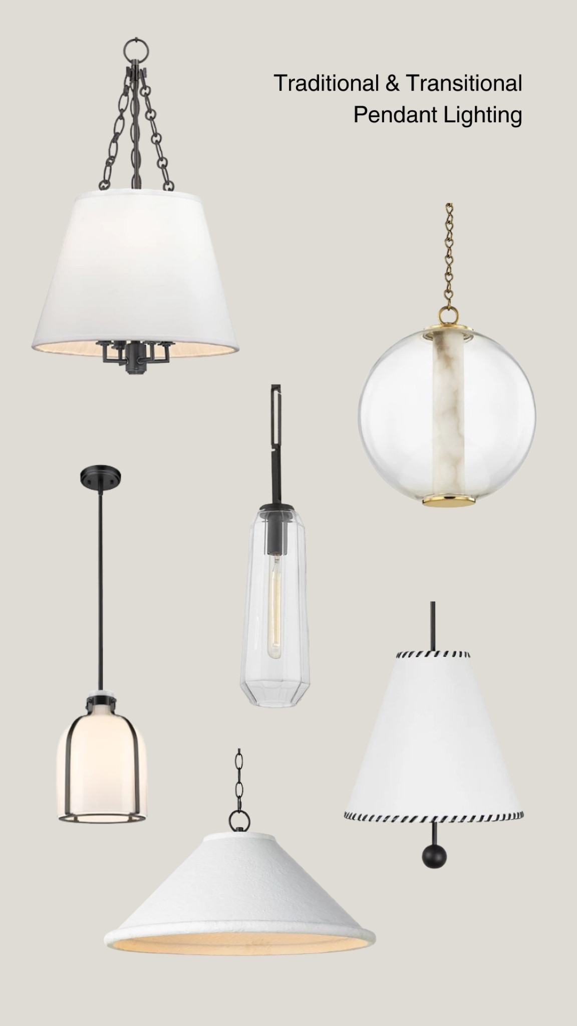 Traditional & Transitional Pendant Lighting.

#LTKHome