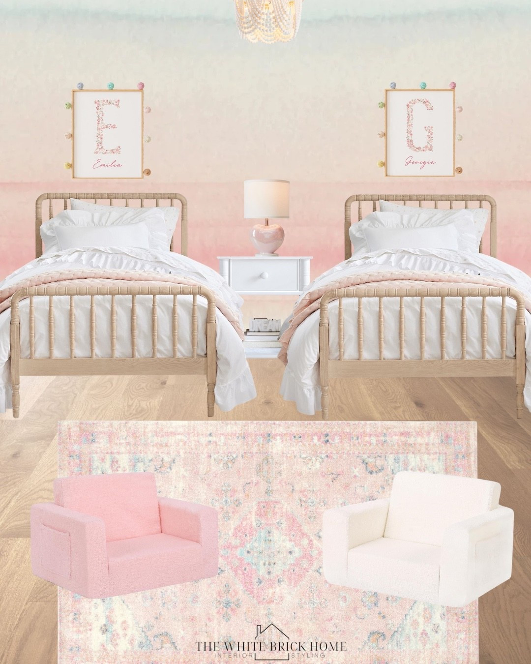 I love these name wall art signs from Etsy, especially if you are designing a shared bedroom! They would also be cute in a play area with a colorful rug like this one. 
❤️❤️
Toddler girls room, girls room, girls bedroom, kids room, kids bedroom, shared bedroom, shared girls bedroom, pink bedroom, rainbow bedroom, girls room decor, girls room bed, girls room dresser, girls room furniture, girls room wall art, girls room rug, toddler girl bedroom chair, toddler girl okay chair, bedroom furniture. Pottery barn kids, Amazon, Etsy 


#LTKHome #LTKKids #LTKSaleAlert