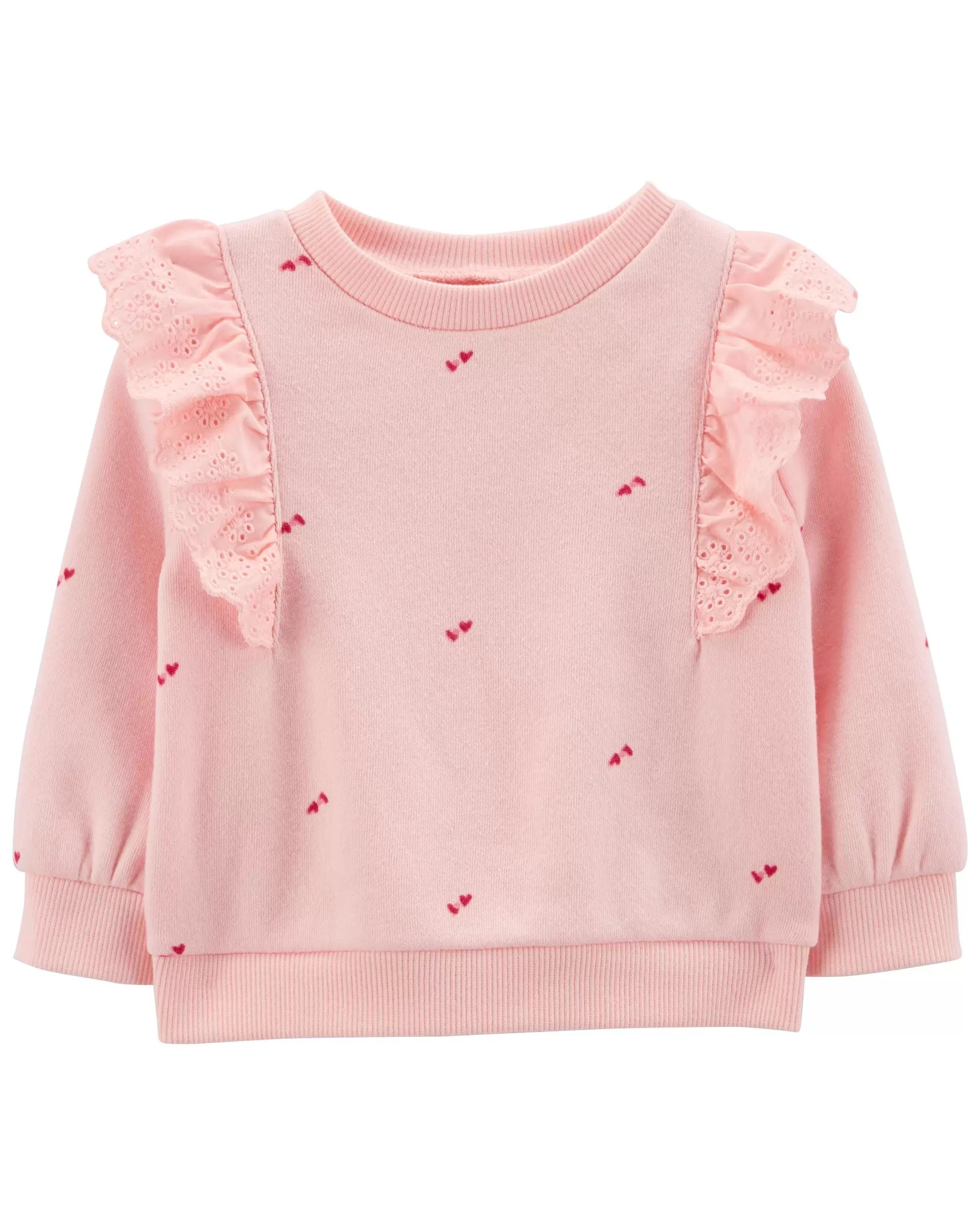 Heart Printed Pullover Sweater | Carter's