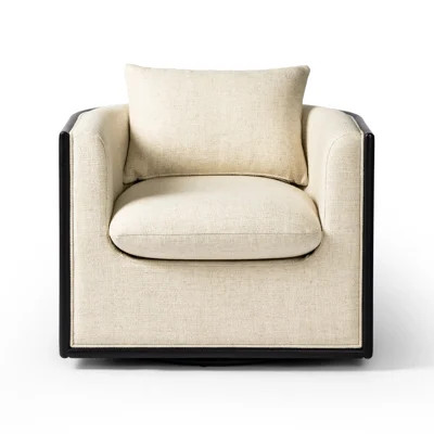 Bracewell Upholstered Swivel Armchair | Wayfair North America