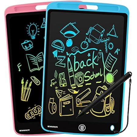 2 Pack LCD Writing Tablet for Kids - Colorful Screen Drawing Board 8.5inch Doodle Scribbler Pad Lear | Amazon (US)