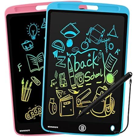 2 Pack LCD Writing Tablet for Kids - Colorful Screen Drawing Board 8.5inch Doodle Scribbler Pad Lear | Amazon (US)