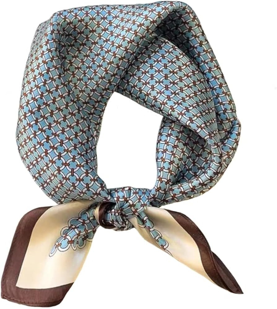 Tim & Tina Square 100% Mulberry Silk 21'' x 21'' Hair Scarf Head Sleeping Wrap Satin Head Scarf f... | Amazon (US)