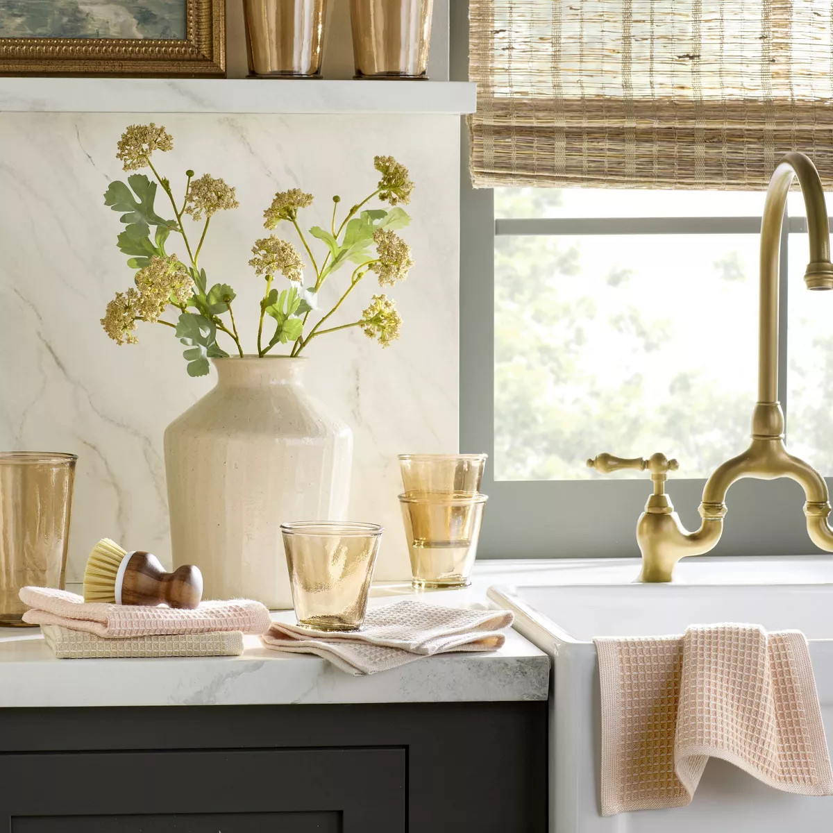 25" Faux Sedum Flower Stem - Hearth & Hand™ with Magnolia | Target