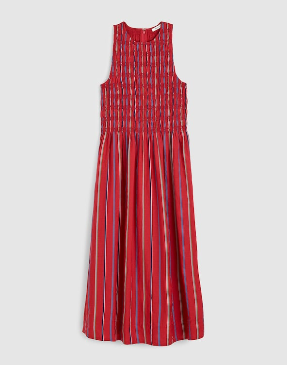 Smocked Racerback Midi Dress | Madewell