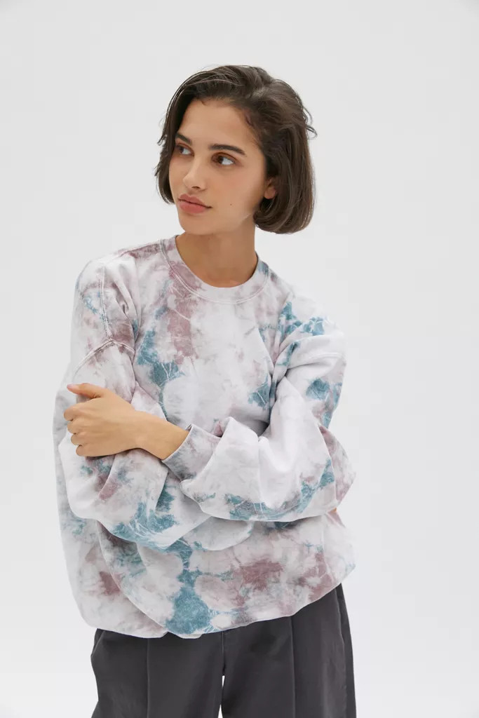 Urban Renewal Recycled Tie-Dye Crew Neck Sweatshirt | Urban Outfitters (US and RoW)