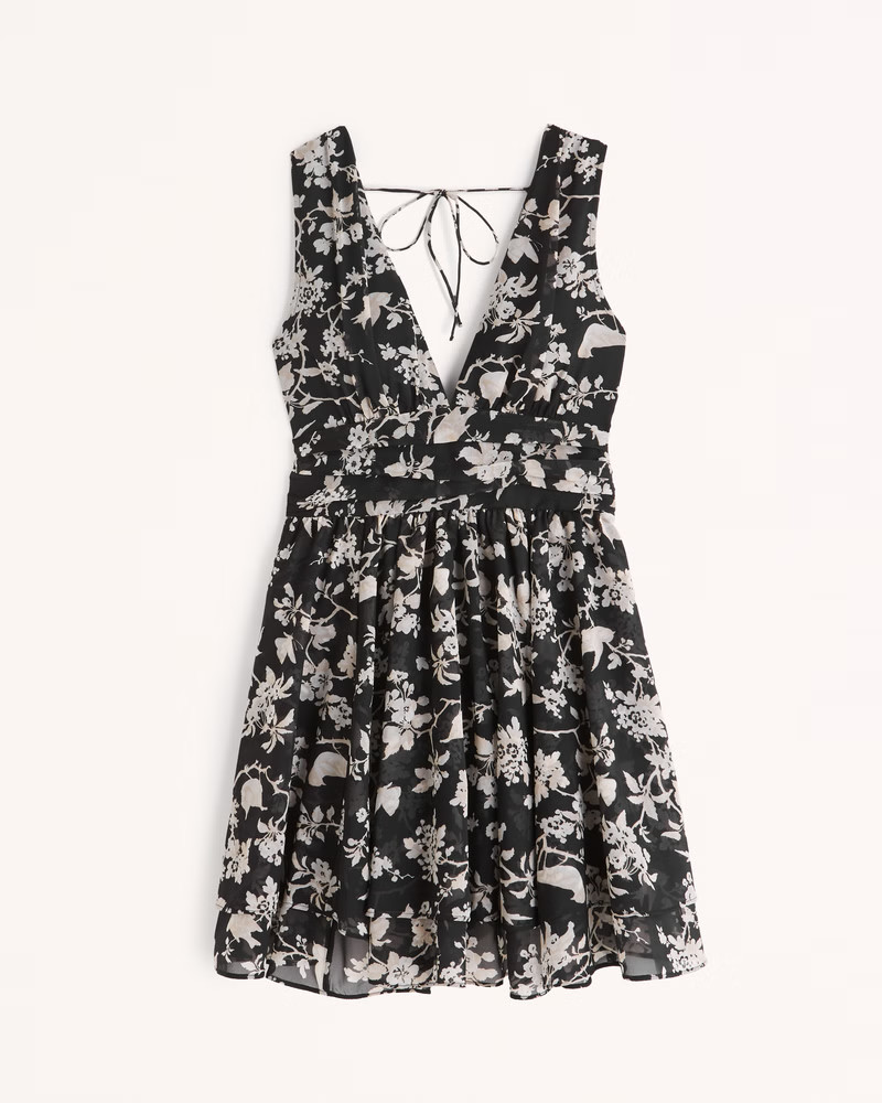 Flirty Drama Mini Dress | Abercrombie & Fitch (US)