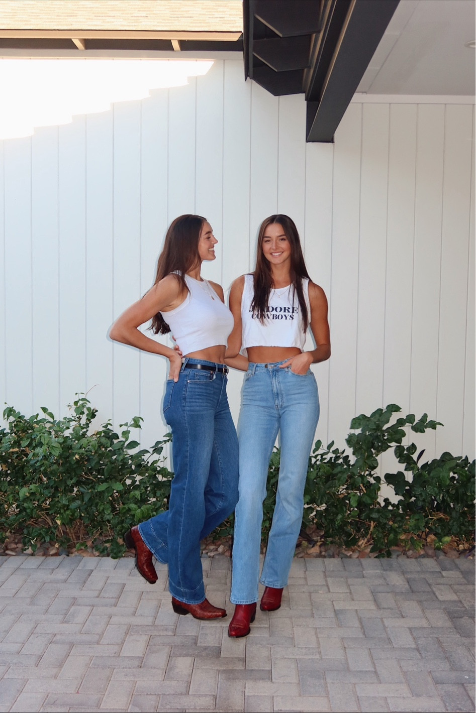 cowgirls for the night 🐄 in our tall girl friendly boot cut jeans 

#LTKSeasonal #LTKSaleAlert #LTKHoliday