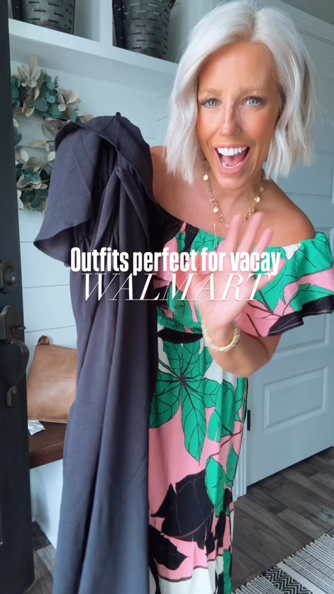 Here are two outfit options that would be perfect for your next vacation!!!! So easy to pack and doesn’t wrinkle very easily (especially the dress!!). The dress comes in a blue option and solid black….and it’s on sale for $19.99!!! Also, linking my absolute favorite strapless bra!
⬇️⬇️⬇️
Wearing size small in both!
Heels sized up 1/2 size 

#LTKFindsUnder50 #LTKSaleAlert #LTKStyleTip