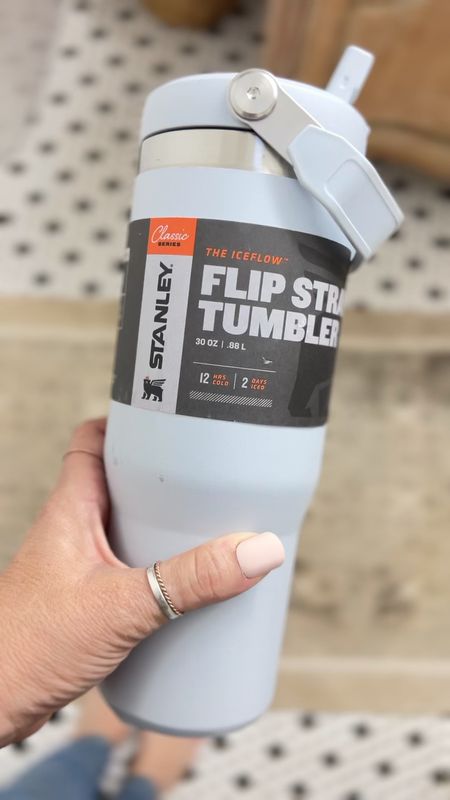 The 30 oz Stanley Flip Tumbler is perfect for drinks on the go! Love the huge variety of colors they come in, too 🤍🩵💙 Color: Cloud

Leak proof + insulated.  Perfect for drinking water, smoothies, iced coffee + more. Just fill it up and get on with your day.

Stanley | Stanley tumbler | leakproof flip cup | insulated cup | best insulated cup | insulated cup with straw | cloud Stanley


#LTKfindsunder50 #LTKfitness #LTKkids