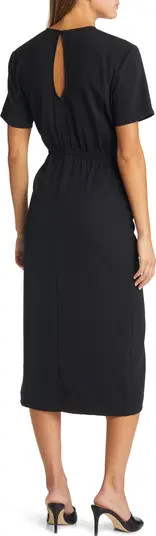 Ruched Detail Midi Dress | Nordstrom