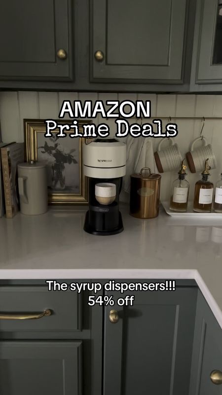 The syrup bottles are part of Prime Day 🎉🫶🏻

#LTKhome #LTKxPrime