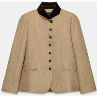 Zara - Zw Collection Combined Blazer - Mid-Camel - Xs - Woman | Zara US