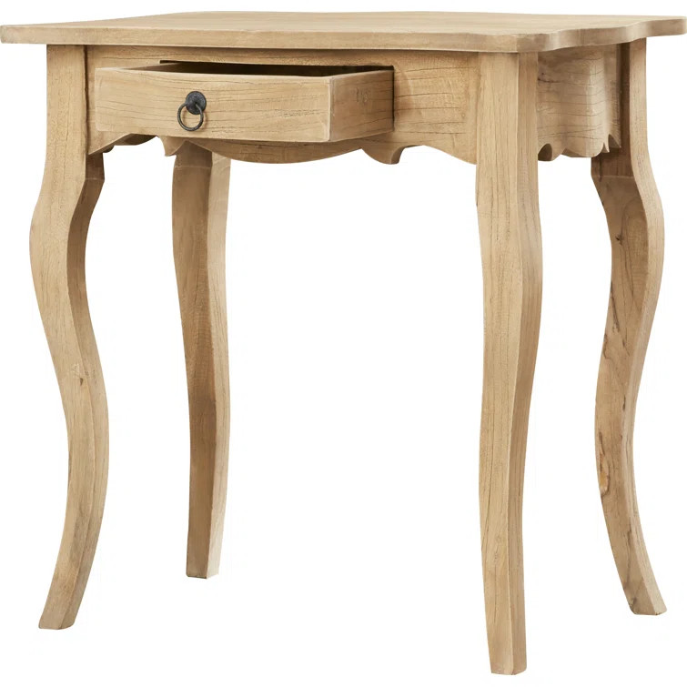Corsair 26'' Tall Solid Wood End Table with Storage | Wayfair North America