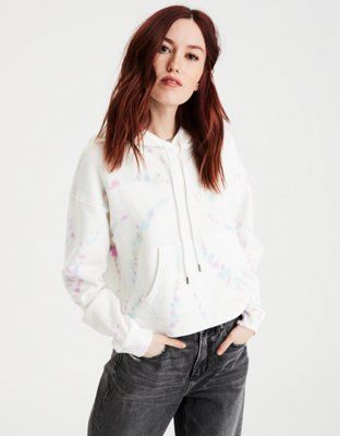 AE Fleece Boxy Hoodie | American Eagle Outfitters (US & CA)