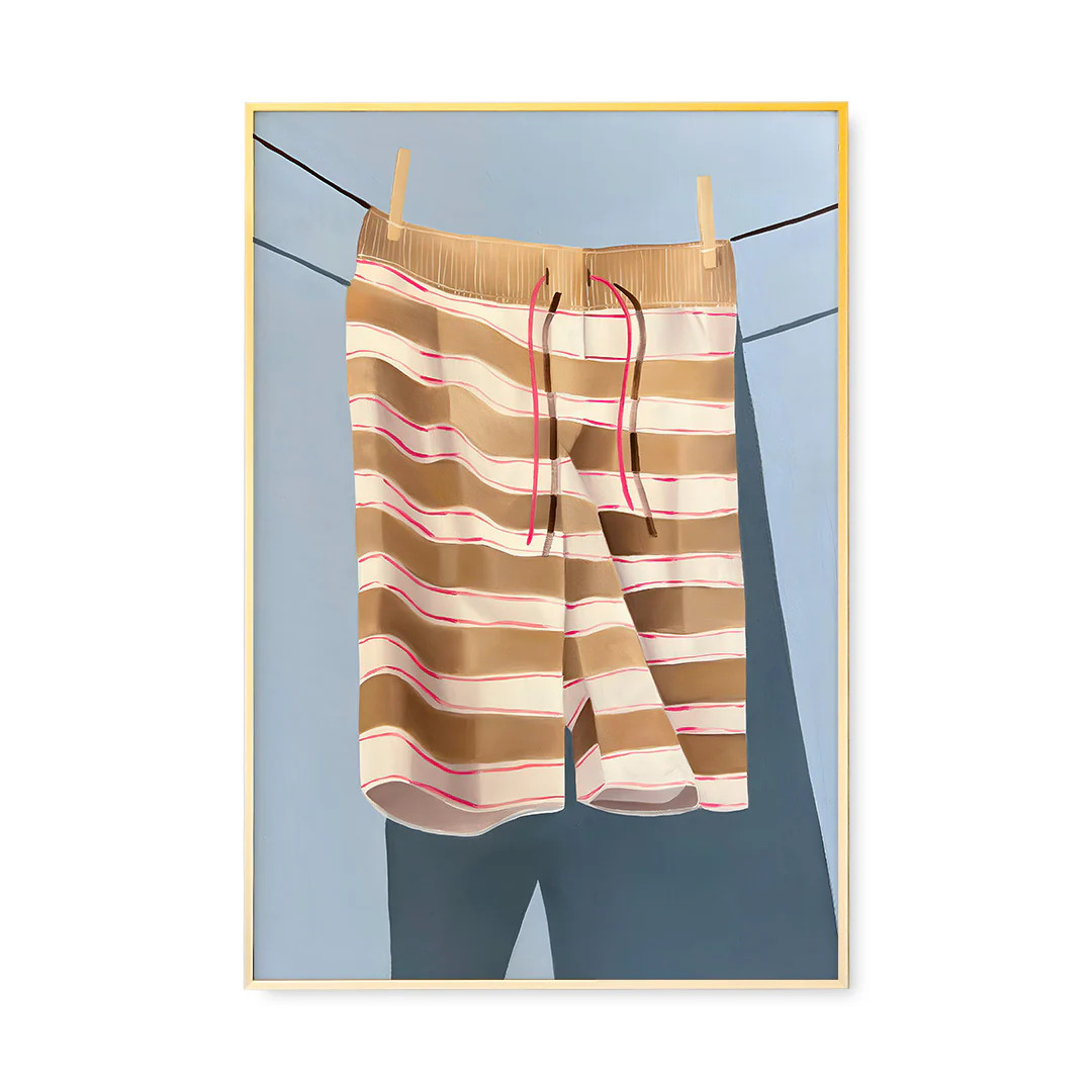 Swim Trunks by Brooke Lancaster Art Prints | Urban Garden Prints
