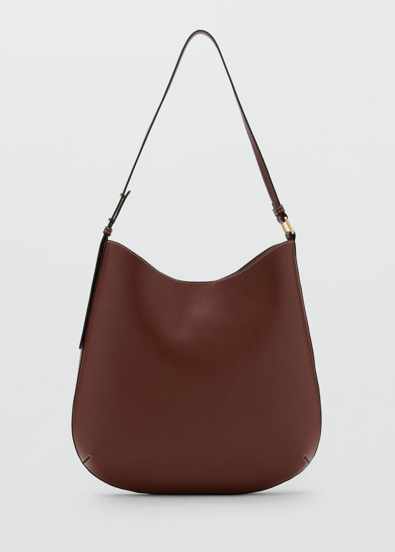 Large oval shoulder bag - Women | MANGO USA | Mango (US/MX/AU)