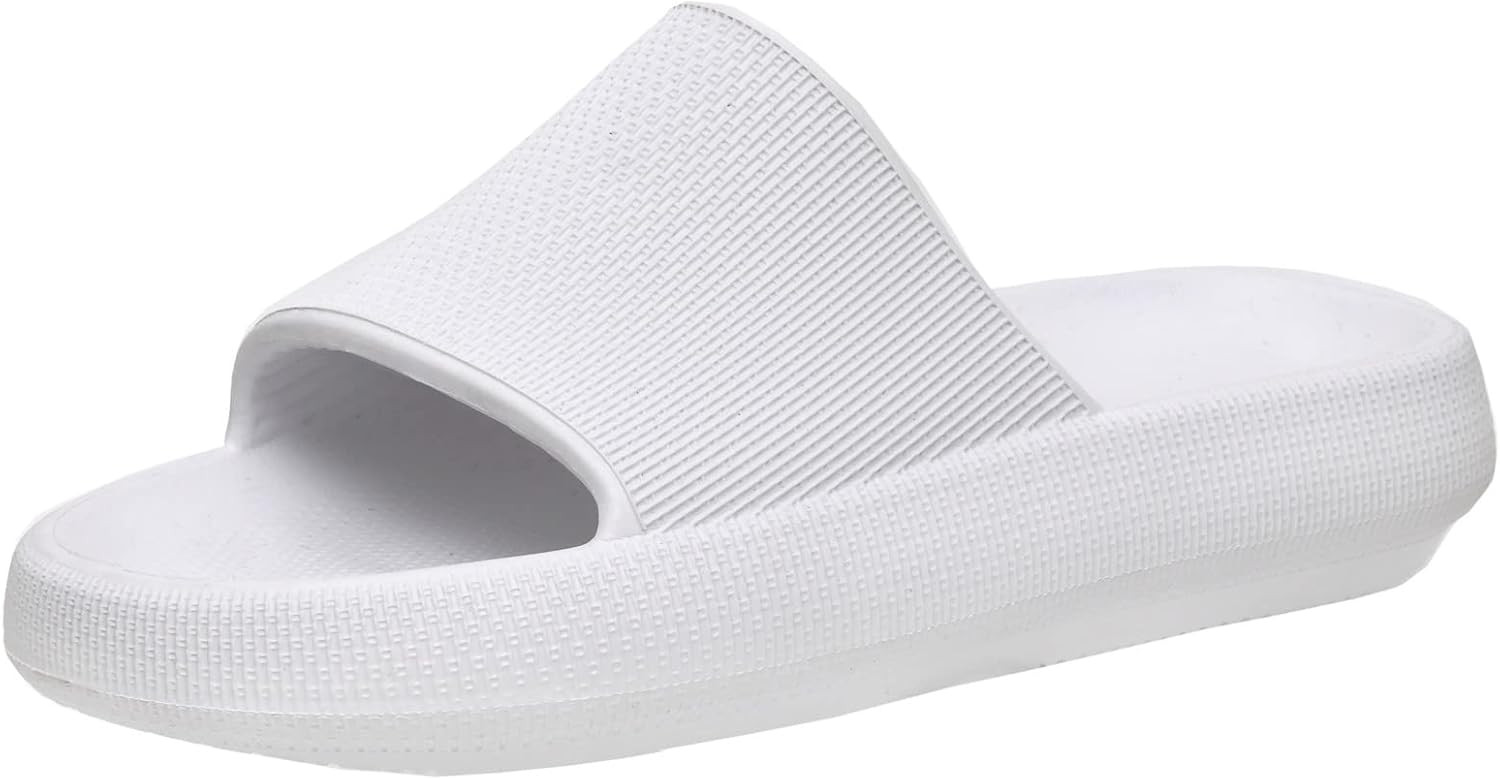 CUSHIONAIRE Women's Feather recovery slide sandals with +Comfort | Amazon (US)