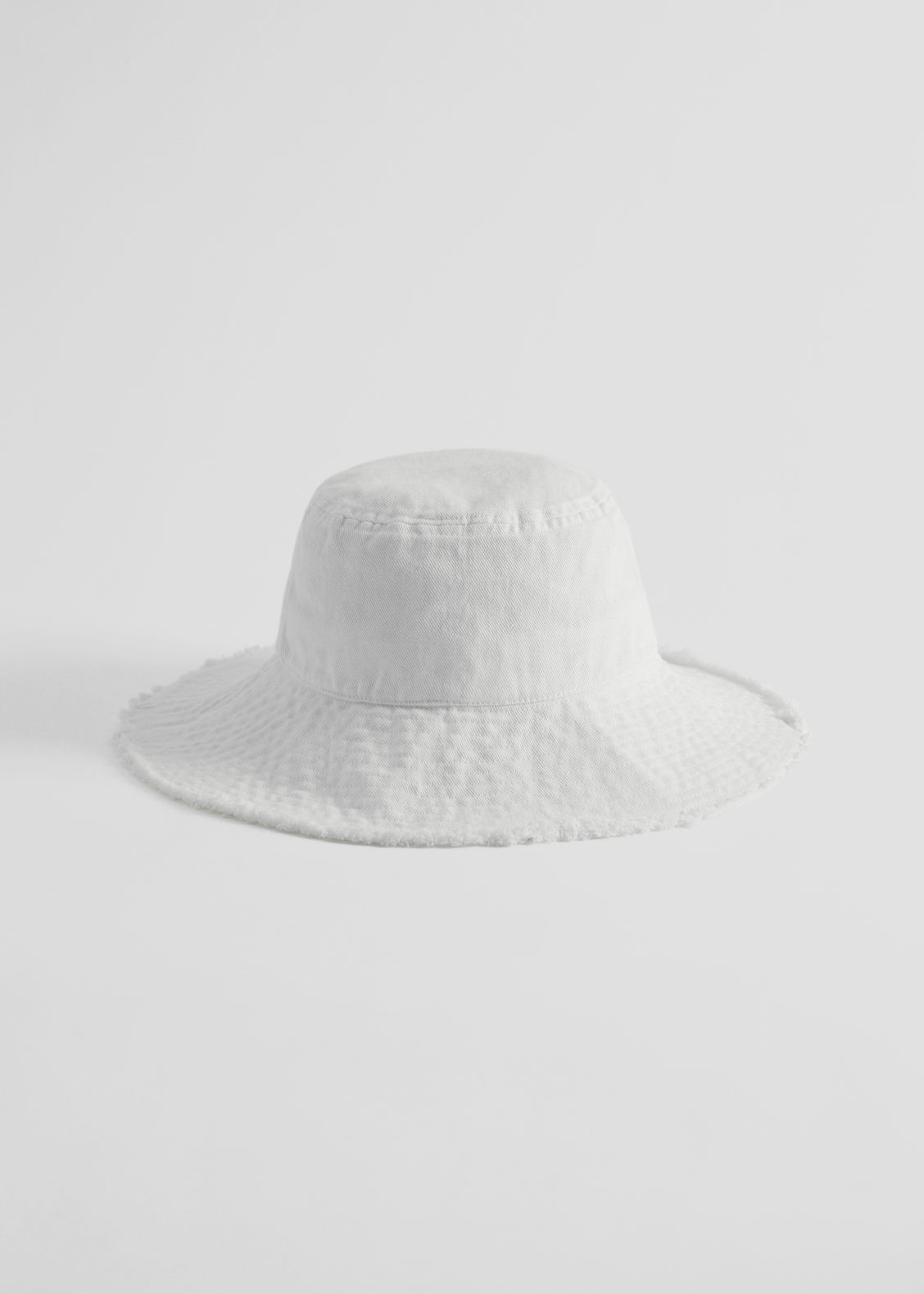 Fringed Bucket Hat - White | & Other Stories US