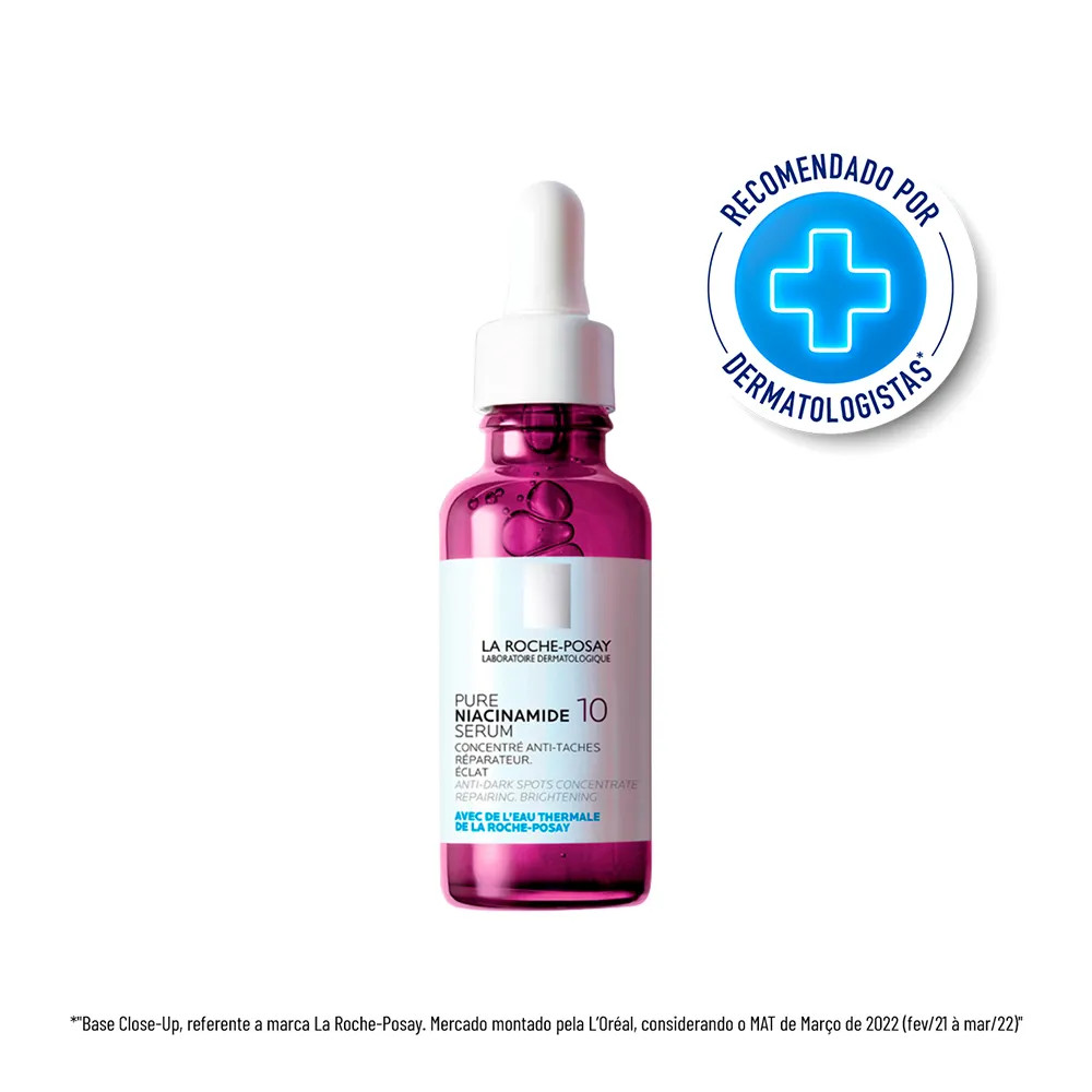 Sérum Facial Antimarcas Reparador La Roche-Posay Pure Niacinamide 10 30 ml - AMOBELEZA - Produto... | Amobeleza (BR)