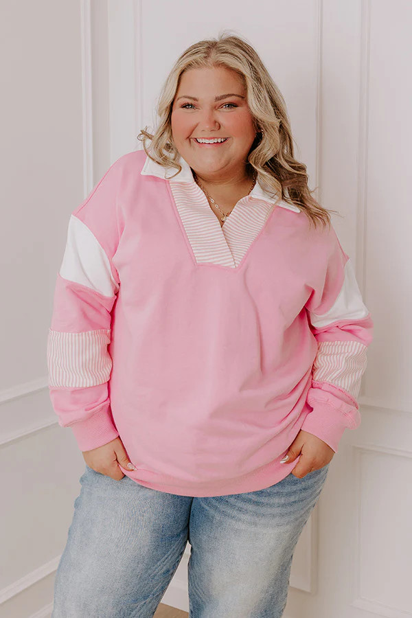 Country Club Cutie Sweatshirt Curves | Impressions Online Boutique