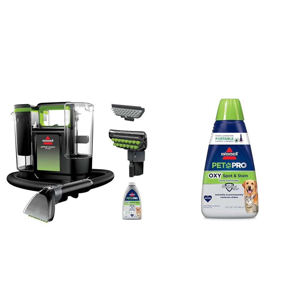 BISSELL® Little Green® Max Pet Portable Carpet and Upholstery Deep Cleaner, Car/Auto Detailer +... | Amazon (US)