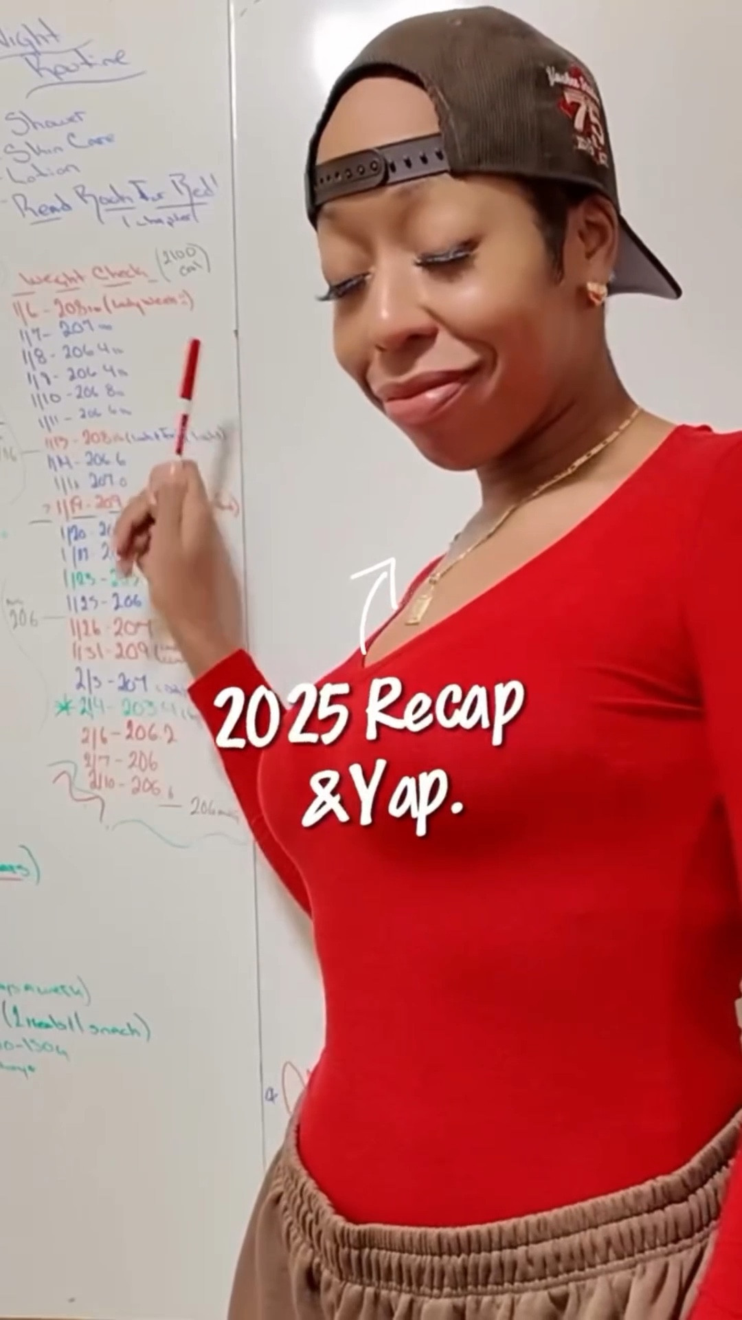 With 4 days left of the year.. Let’s Recap & Yap!!🤣
Let’s talk what I’m sticking with and what I’m NOT going for! 
Let’s Talk About It🗣️🔥

2026 Motto: You don’t need more, BE MORE!✨

Outfit and More: Linked In LTK & Amazon Storefront!

#fyp #reels #newyear #goals #fatloss