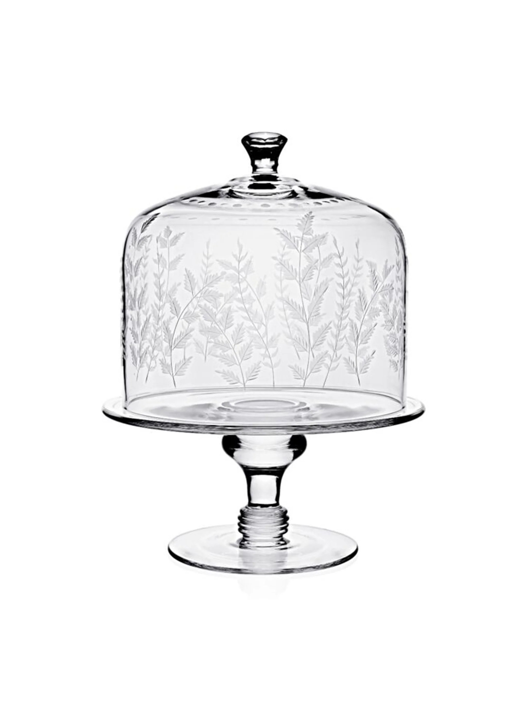 William Yeoward Crystal Fern Cake Dome and Stand | Weston Table