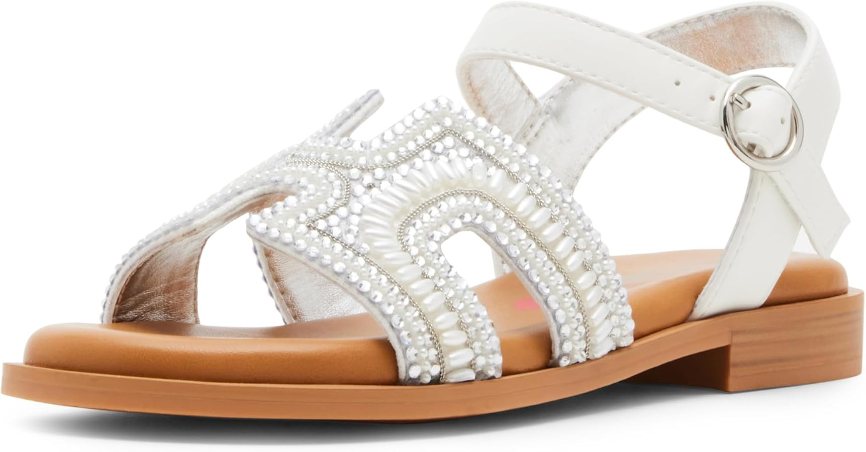 Steve Madden Girl's Haydlyn Flat Sandal | Amazon (US)