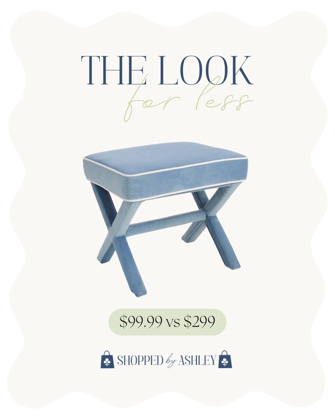 New Pottery Barn look for less! More new arrivals linked 🙌🏻

Blue x bench, blue ottoman, end of bed bench, Grandmillennial style, dorm room furniture, preppy decor, preppy style, designer style, designer look for less

#LTKHome