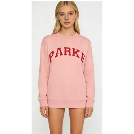 Parke Classic Varsity Sweatshirt – Timeless Letter Graphic, Relaxed Fit, Cozy Crewneck for Daily Wear | Walmart (US)